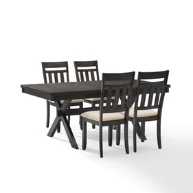 Crosley Hayden Creme Slate 5pc Dining Set