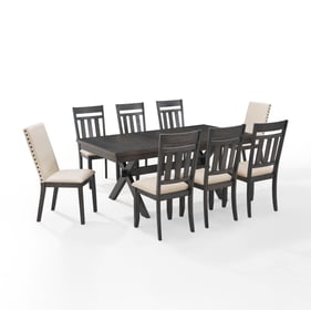 Crosley Hayden Creme Slate 9pc Dining Set