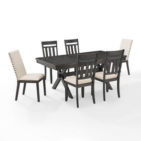 Crosley Hayden Creme Slate 7pc Dining Set