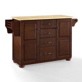 Crosley Eleanor Natural Mahogany Kitchen Island