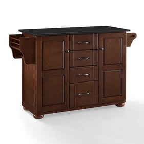 Crosley Eleanor Black Mahogany Kitchen Island