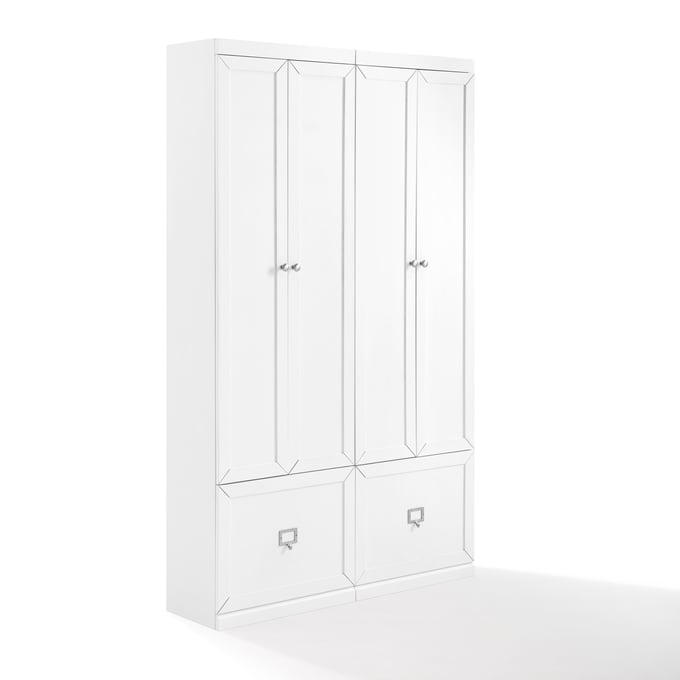 Crosley Harper White 2pc Pantry Closets Entryway Set CRSL-KF31009WH