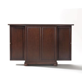 Crosley Alexandria Mahogany Expandable Bar Cabinet