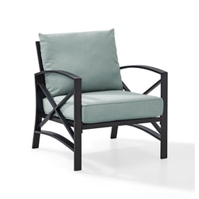 Crosley Kaplan Oil Rubbed Bronze Mist Outdoor Chair