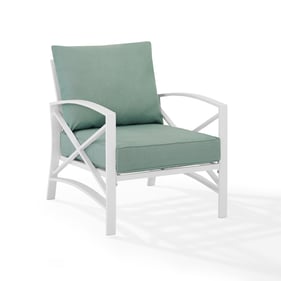 Crosley Kaplan White Mist Outdoor Chair