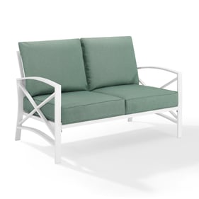 Crosley Kaplan White Mist Outdoor Loveseat