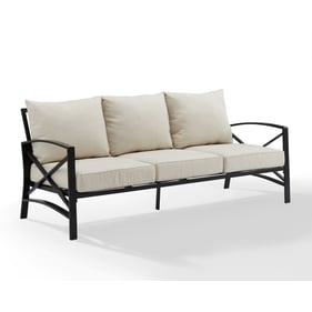 Crosley Kaplan Oil Rubbed Bronze Oatmeal Outdoor Sofa