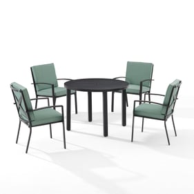 Crosley Kaplan Mist 5pc Round Outdoor Dining Set