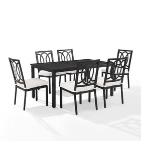 Crosley Chambers Creme 7pc Outdoor Dining Set