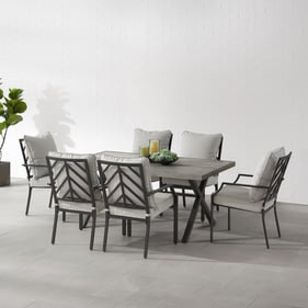 Crosley Otto Gray 7pc Outdoor Dining Set