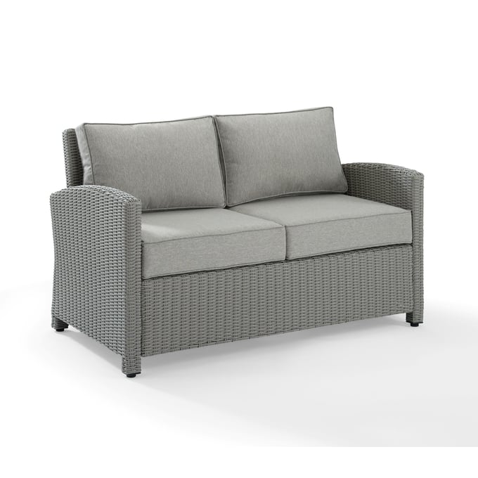 Crosley Bradenton Gray Outdoor Loveseat CRSL-KO70022GY-GY