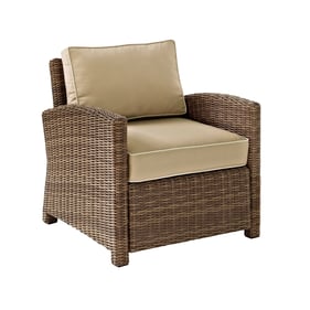 Crosley Bradenton Weathered Brown Sand Outdoor Chair