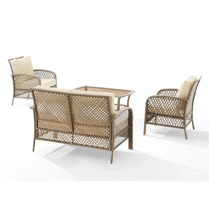 Crosley tribeca wicker dining on sale chair in driftwood