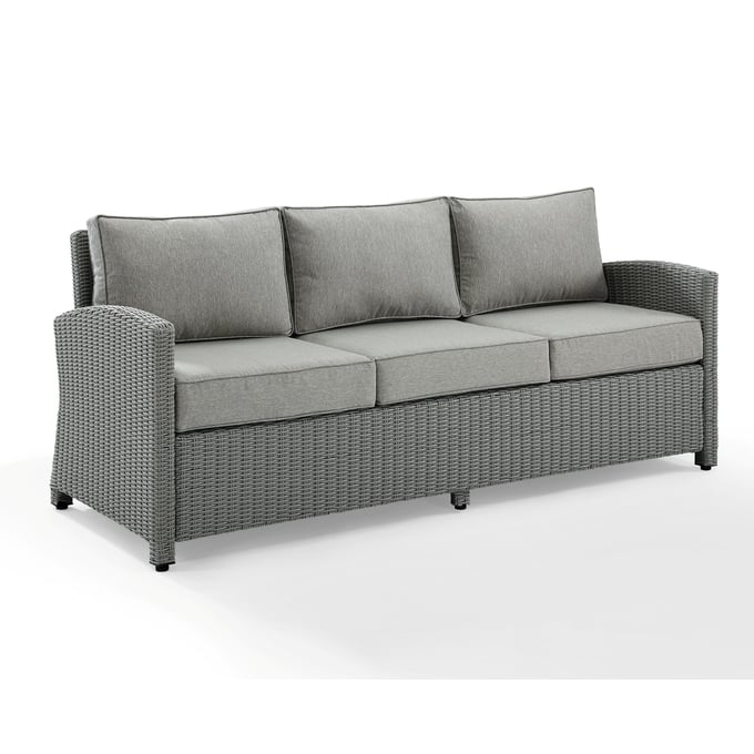 Crosley Bradenton Gray Outdoor Sofa CRSL-KO70049GY-GY