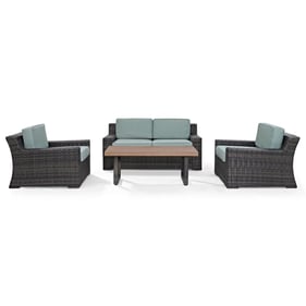 Crosley Beaufort Brown Mist 4pc Outdoor Patio Set