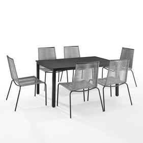 Crosley Fenton Gray 7pc Outdoor Dining Set