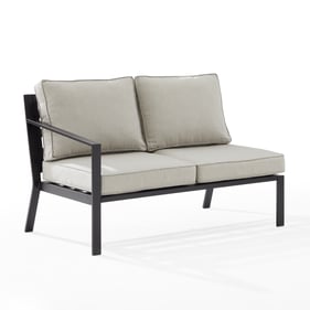 Crosley Clark Taupe Outdoor Left Side Loveseat