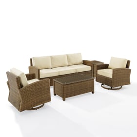 Crosley Bradenton Sand 5pc Outdoor Seating Set