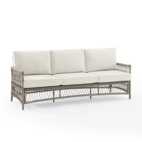 Crosley Thatcher Creme Outdoor Sofa