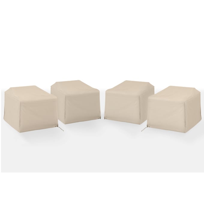 Crosley Tan 4pc Outdoor Chair Furniture Cover Set CRSL-MO75024-TA