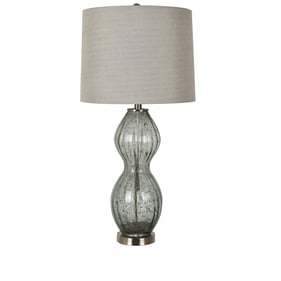 Crestview Collection Brushed Metal Table Lamp