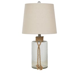 Crestview Collection Glass Rope Table Lamp