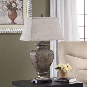 Crestview Collection Shaded Poly Table Lamp