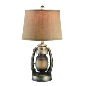 Crestview Collection Oil Lantern Antique Table Lamp