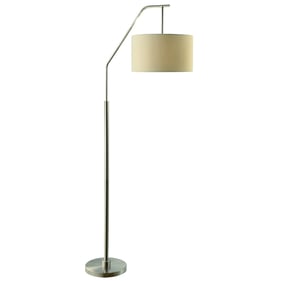 Crestview Collection Dinsmore White Floor Lamp