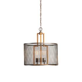 Crestview Collection Winchester Copper Metal Pendant Lamp