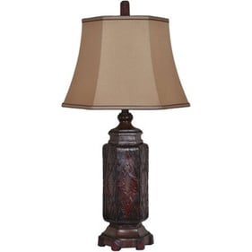 2 Crestview Collection Reservation Taupe Table Lamps