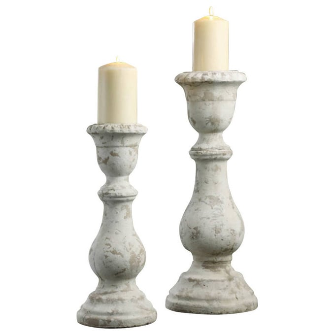 Crestview Collection Newport 2pc Candle Holders Set CRST-CVCHE384