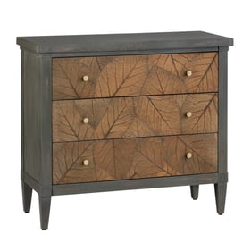 Crestview Collection Arbor Grey Green Brown Three Drawer Chest