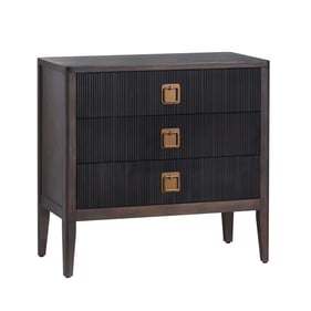 Crestview Collection Worthington Dark Brown Three Drawer Chest