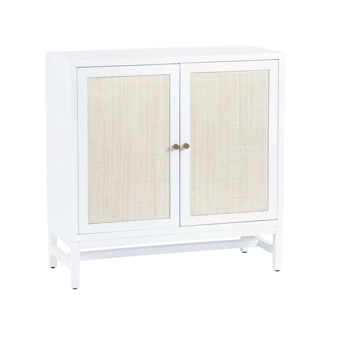 Crestview Collection Sandy White Two Door Cabinet CRST-CVFDR1154