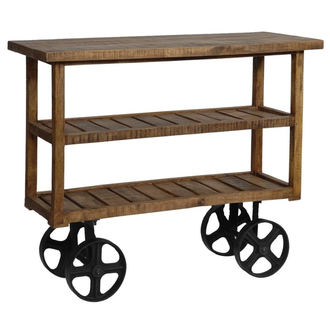 Crestview Collection Bengal Manor Mango Wood Kitchen Cart CRST-CVFNR302