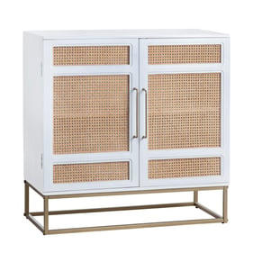 Crestview Collection Biscayne White Cabinet