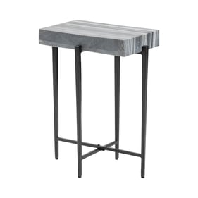 Crestview Collection Grey Rectangle End Table