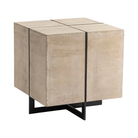 Crestview Collection Beige Square End Table