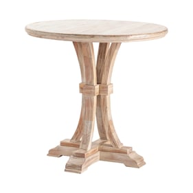 Crestview Collection Natural Round Accent Table