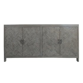 Crestview Collection Bengal Manor Mango Wood Heringbone Pattern Sideboard