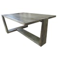 Bengal Manor Mango Wood Tri-Leg Rectangle Cocktail Table