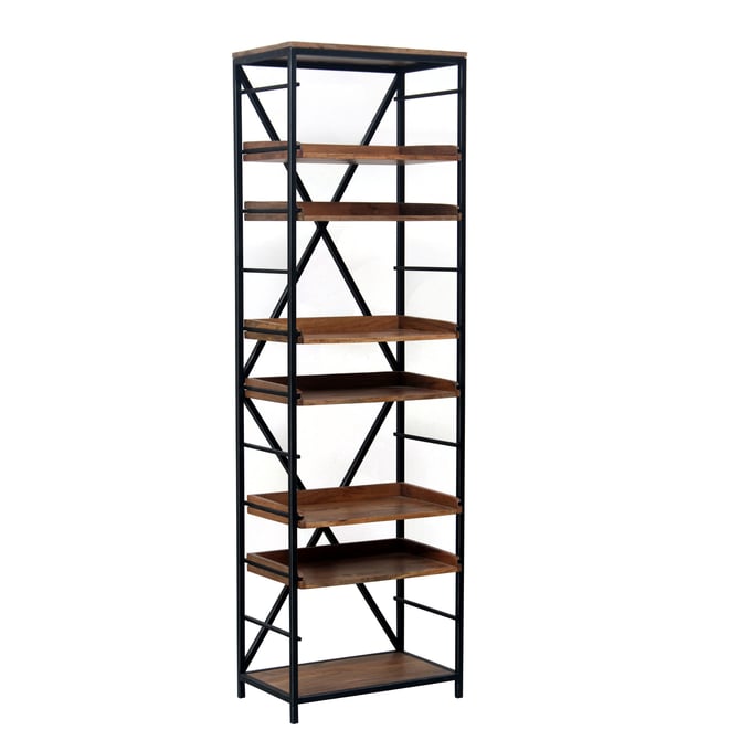 Crestview Collection Thomas Road Wood Bookshelf CRST-CVFNR875