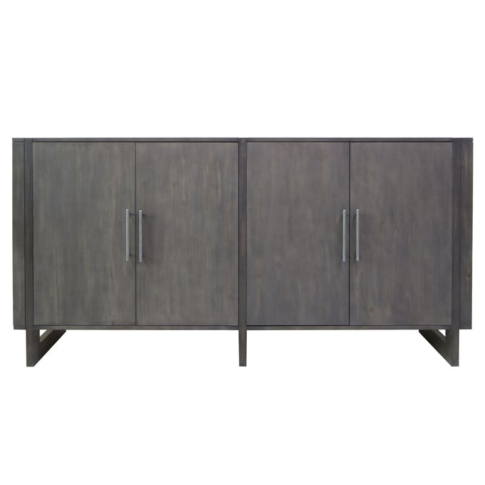 Crestview Collection Hawthorne Estate Two Tone Grey 4 Doors Sideboard CRST-CVFVR8157