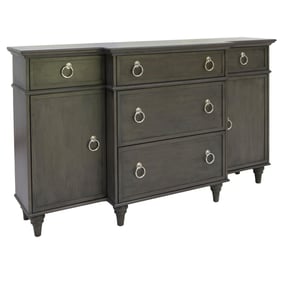 Crestview Collection Galloway Smoke Grey 2 Doors Sideboard