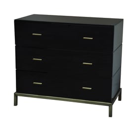 Crestview Collection Black Mercury Drawer Chest