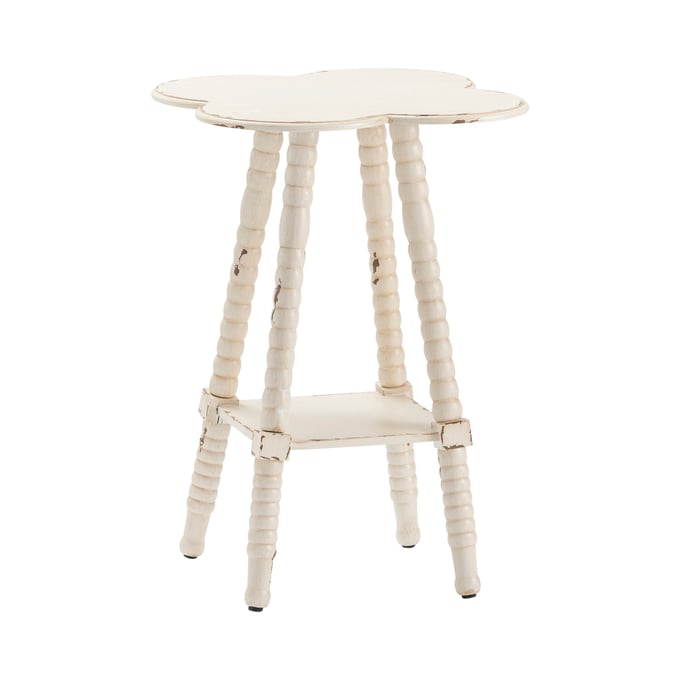 Crestview Collection White Accent Table CRST-CVFZR1485