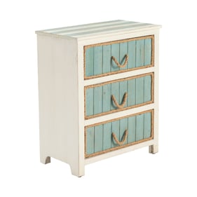 Crestview Collection South Shore Distressed White Chest