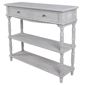 Crestview Collection Weston Grey Console Table