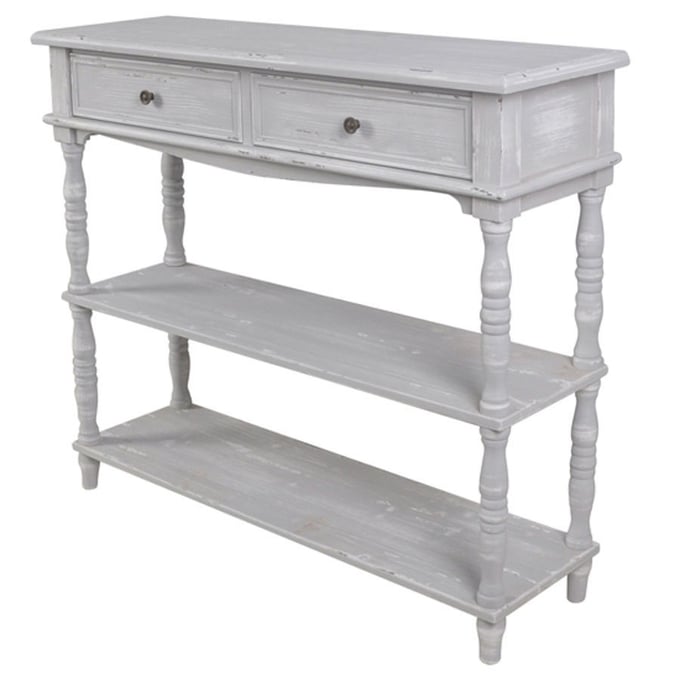 Crestview Collection Weston Grey Console Table CRST-CVFZR4535